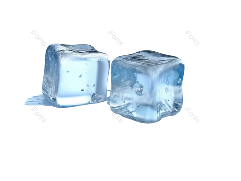 形状图片,清新元素,蓝色PNG,液体免抠素材